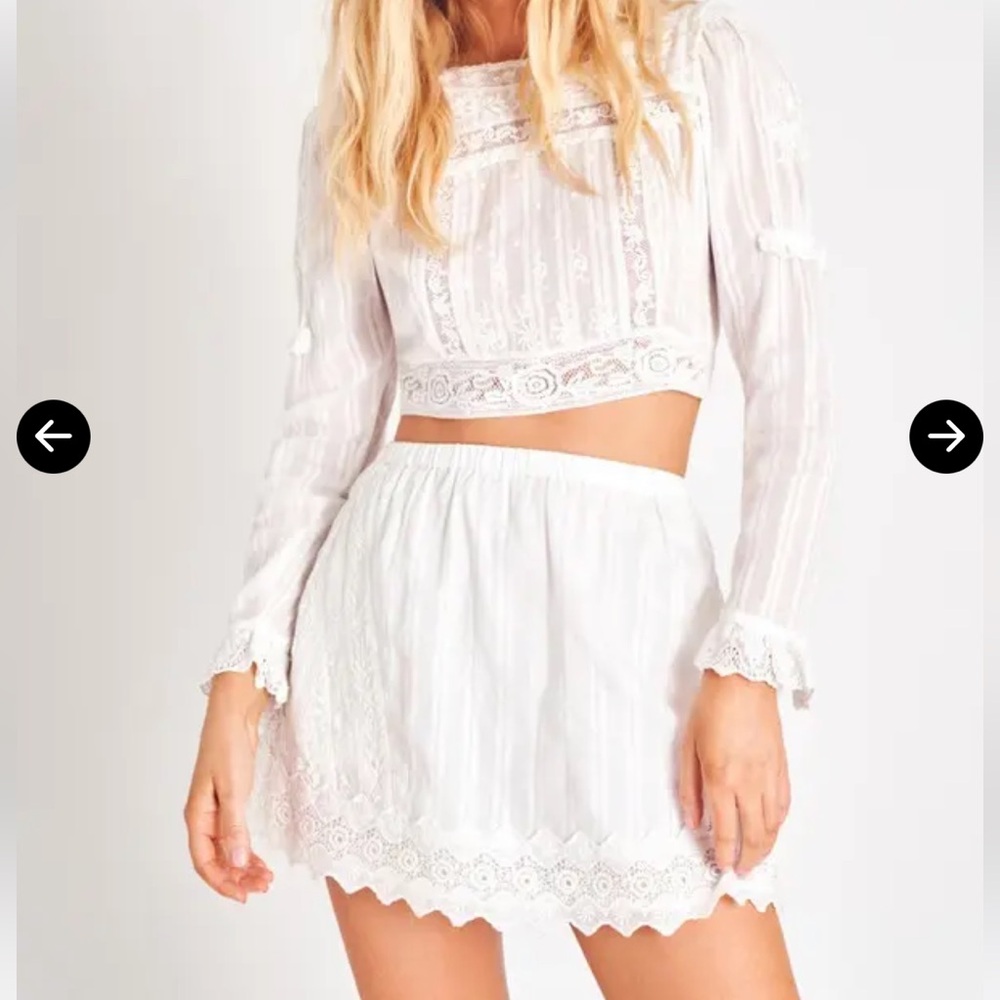 LoveShackFancy Lautner crop top